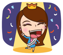 Salary Lady Life sticker #10851971