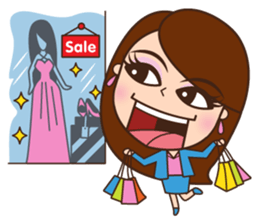 Salary Lady Life sticker #10851972