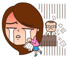 Salary Lady Life sticker #10851975