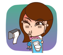 Salary Lady Life sticker #10851977