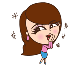 Salary Lady Life sticker #10851979