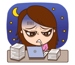 Salary Lady Life sticker #10851980