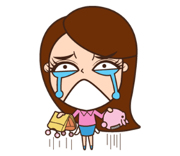 Salary Lady Life sticker #10851981