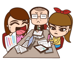 Salary Lady Life sticker #10851982