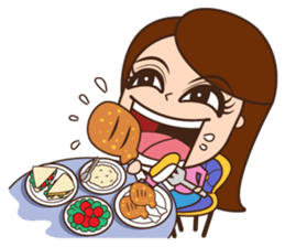 Salary Lady Life sticker #10851983