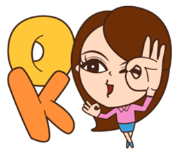 Salary Lady Life sticker #10851984