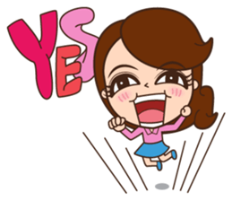 Salary Lady Life sticker #10851986