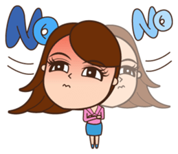 Salary Lady Life sticker #10851987