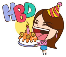 Salary Lady Life sticker #10851989