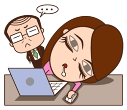 Salary Lady Life sticker #10851991