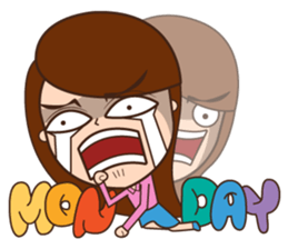 Salary Lady Life sticker #10851992