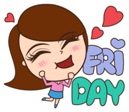 Salary Lady Life sticker #10851993