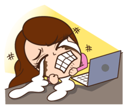 Salary Lady Life sticker #10851995