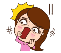 Salary Lady Life sticker #10851999