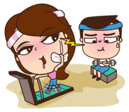 Salary Lady Life sticker #10852001