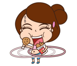 Salary Lady Life sticker #10852004