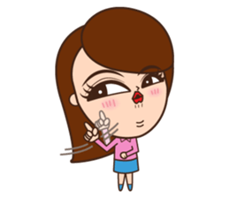 Salary Lady Life sticker #10852005