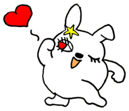 The Moon and Rabbit sticker #10852305