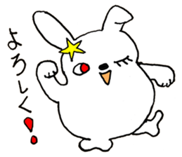 The Moon and Rabbit sticker #10852307