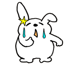 The Moon and Rabbit sticker #10852308