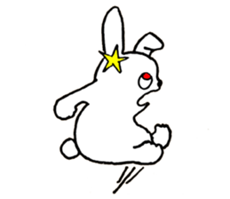 The Moon and Rabbit sticker #10852309