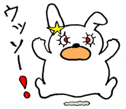 The Moon and Rabbit sticker #10852315