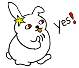 The Moon and Rabbit sticker #10852319