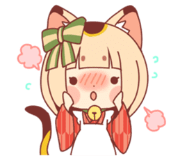 Manekineko girl sticker #10853131