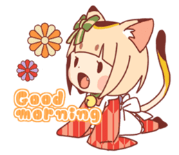 Manekineko girl sticker #10853132