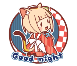 Manekineko girl sticker #10853133