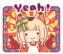 Manekineko girl sticker #10853135