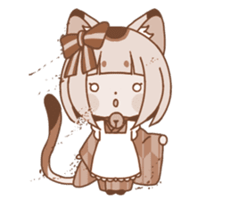 Manekineko girl sticker #10853143