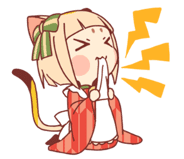 Manekineko girl sticker #10853149