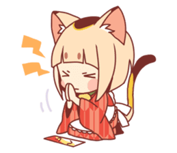 Manekineko girl sticker #10853151