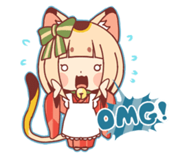 Manekineko girl sticker #10853152