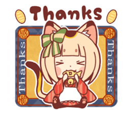 Manekineko girl sticker #10853153