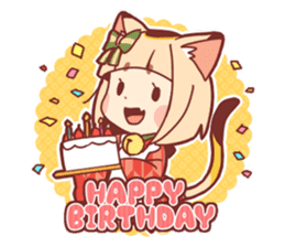 Manekineko girl sticker #10853162