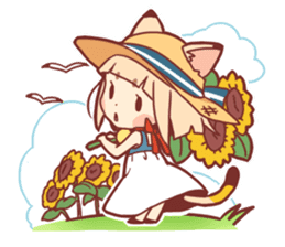 Manekineko girl sticker #10853165