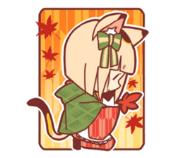 Manekineko girl sticker #10853166