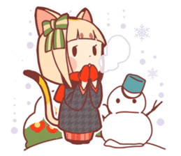 Manekineko girl sticker #10853167