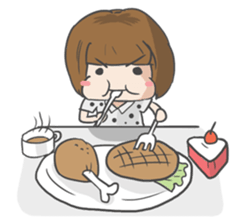 Petite girlfriend V.2 sticker #10853637