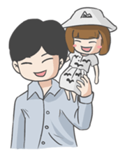 Petite girlfriend V.2 sticker #10853647