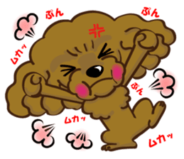 Toy Poodle named Moka sticker #10853695