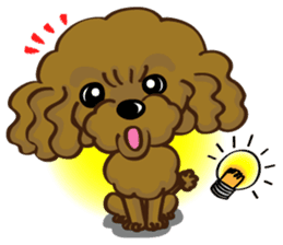 Toy Poodle named Moka sticker #10853714