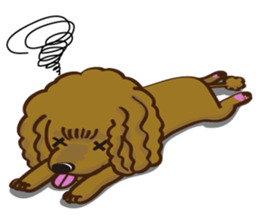 Toy Poodle named Moka sticker #10853721