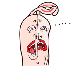 Rude Rabbit sticker #10854329