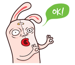 Rude Rabbit sticker #10854330
