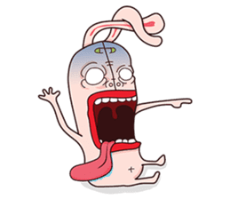 Rude Rabbit sticker #10854335