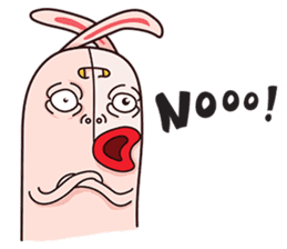 Rude Rabbit sticker #10854341