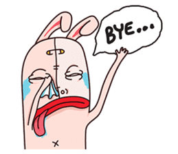 Rude Rabbit sticker #10854342